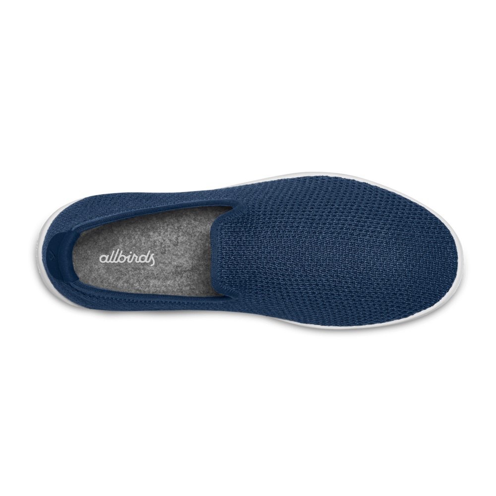 Allbirds Women\'s Tree Loungers - Slip-Ons Navy - RGA496327